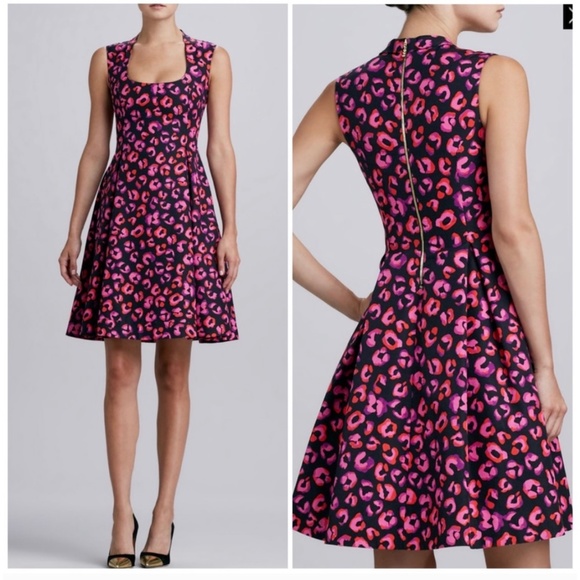 kate spade Dresses & Skirts - Kate Spade Kimi Pink Animal Print Sress Sz 2 NWOT